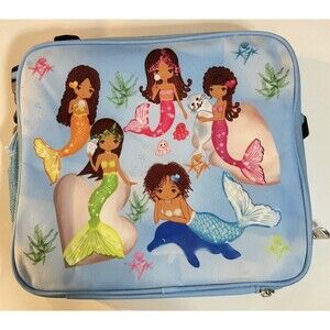 Little Mermaid Insulated Blue Lunch Bag for Young Teen Girls